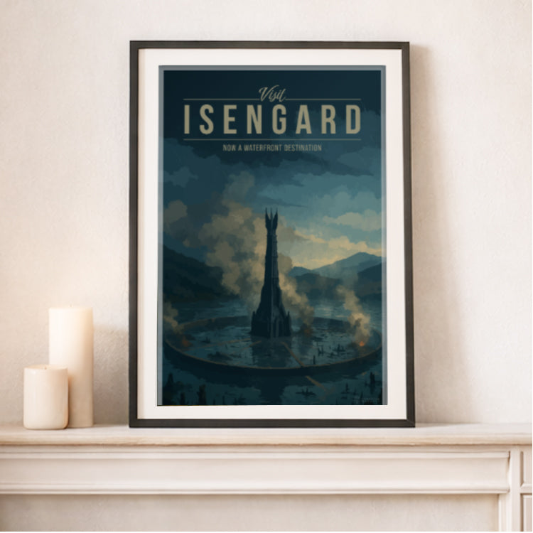 Isengard Travel Poster
