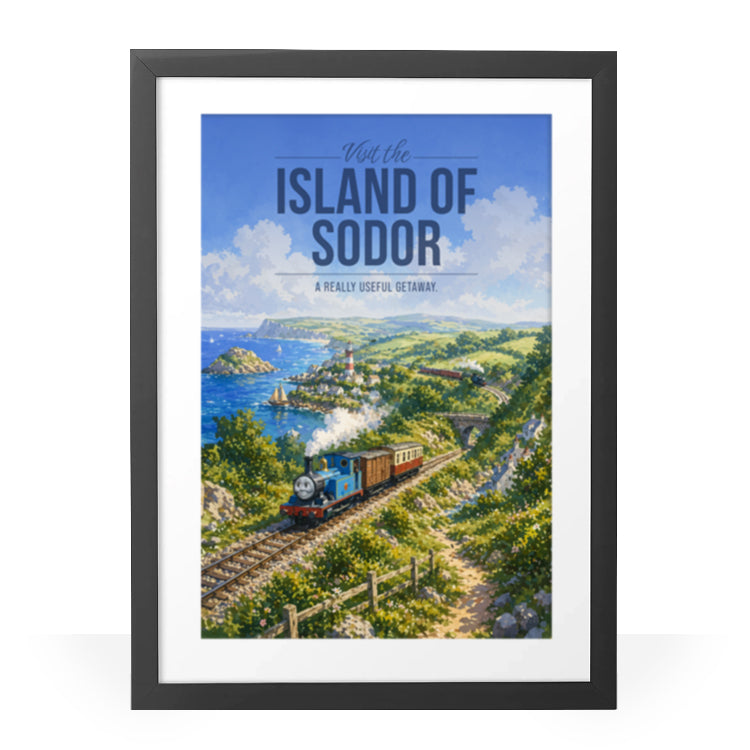 island-of-sodor-framed