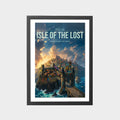 isle-of-the-lost-gray-bg-framed