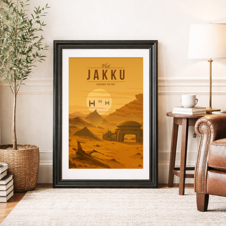Jakku Travel Poster