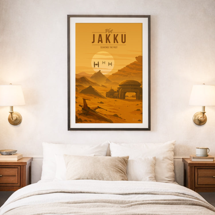 Jakku Travel Poster