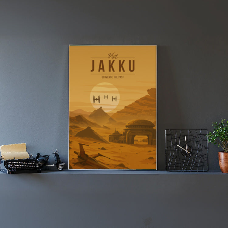 Jakku Travel Poster
