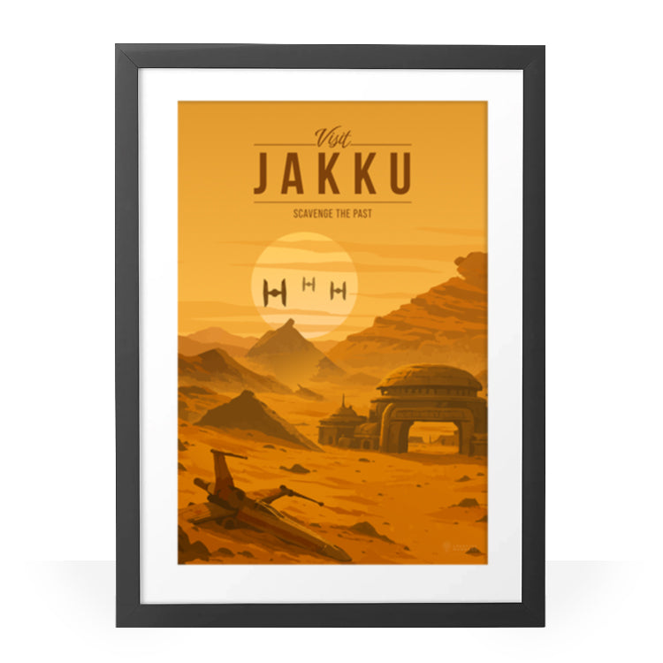 Jakku Travel Poster