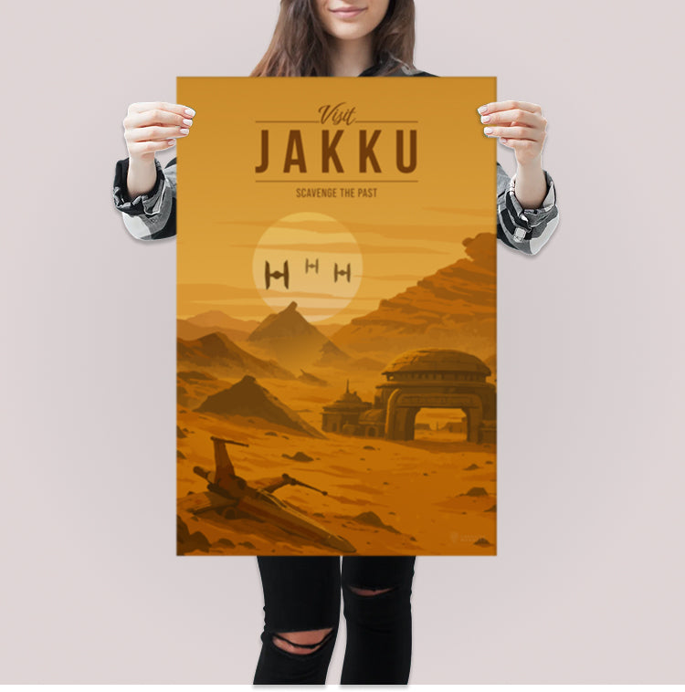 Jakku Travel Poster