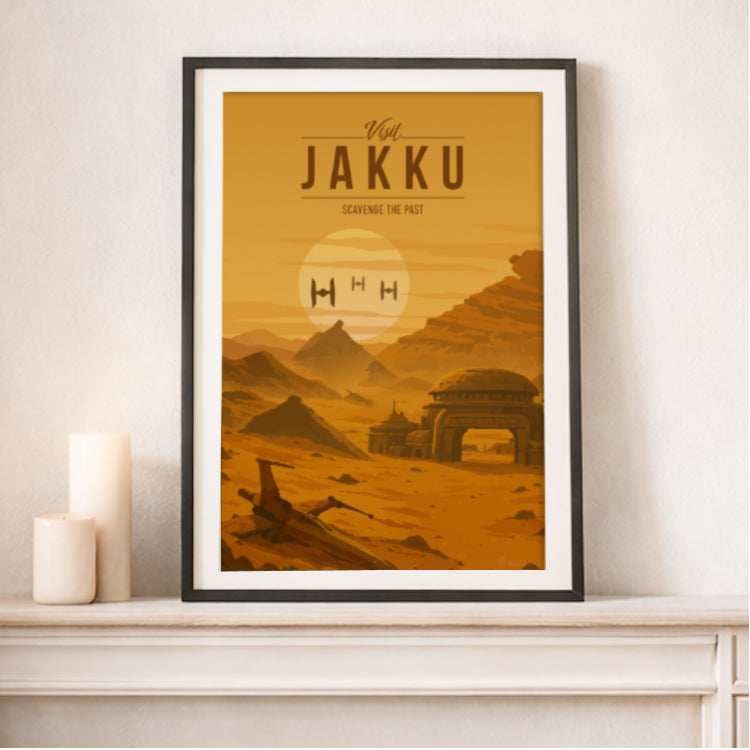 Jakku Travel Poster