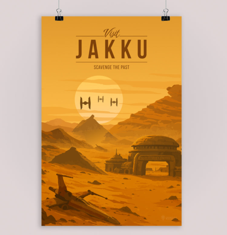 Jakku Travel Poster