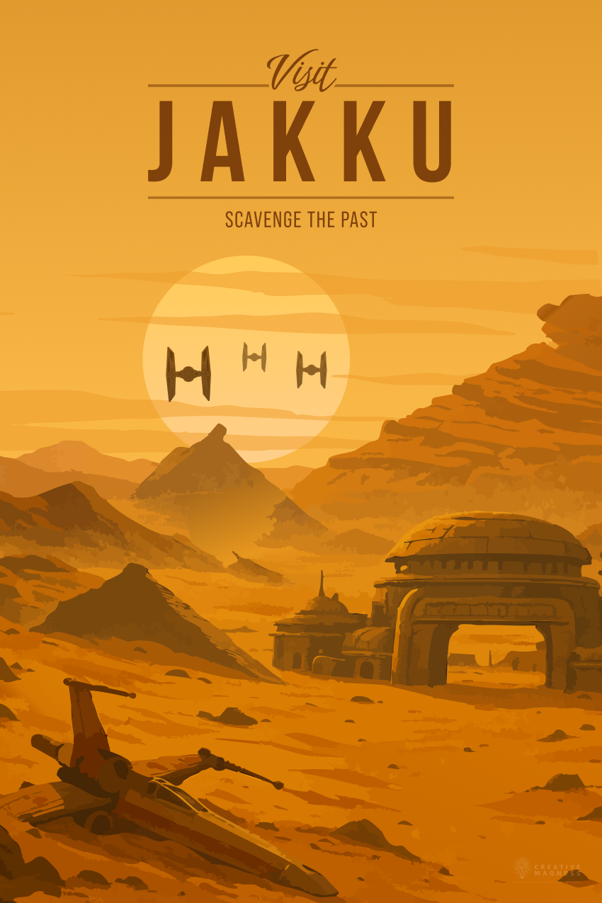 Jakku Travel Poster