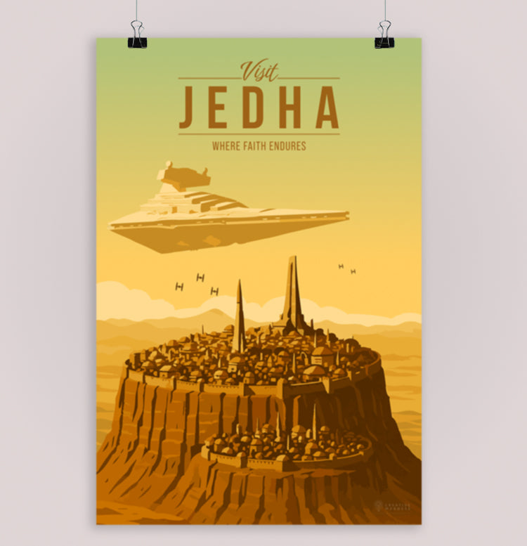 Jedha Travel Poster