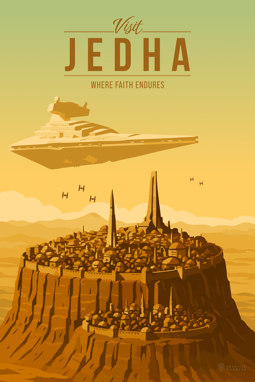 Jedha Travel Poster