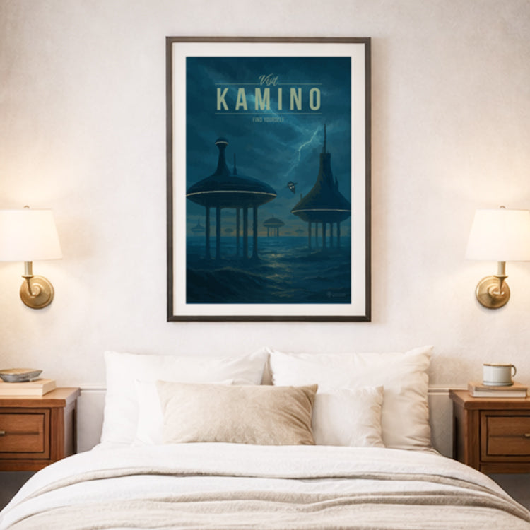 Kamino Travel Poster