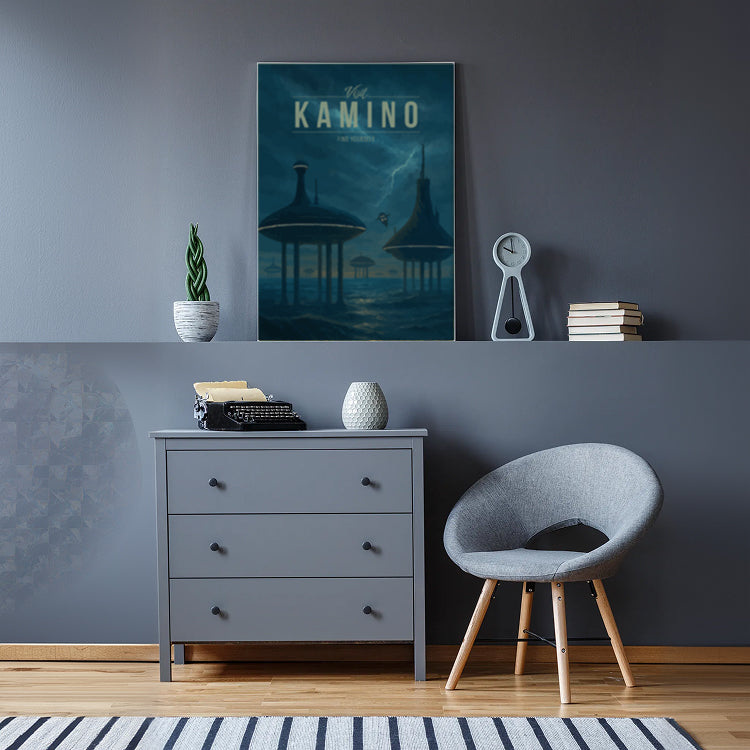 Kamino Travel Poster