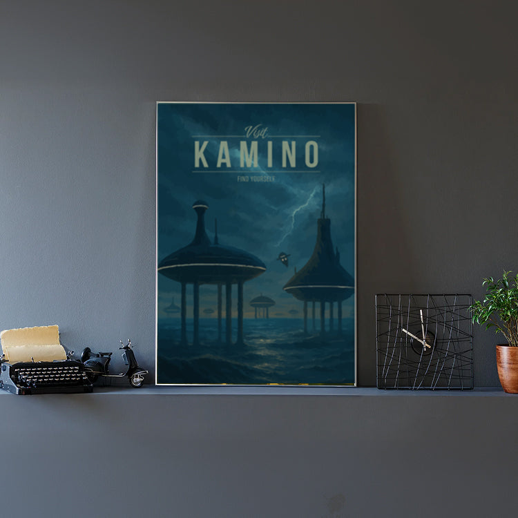 Kamino Travel Poster
