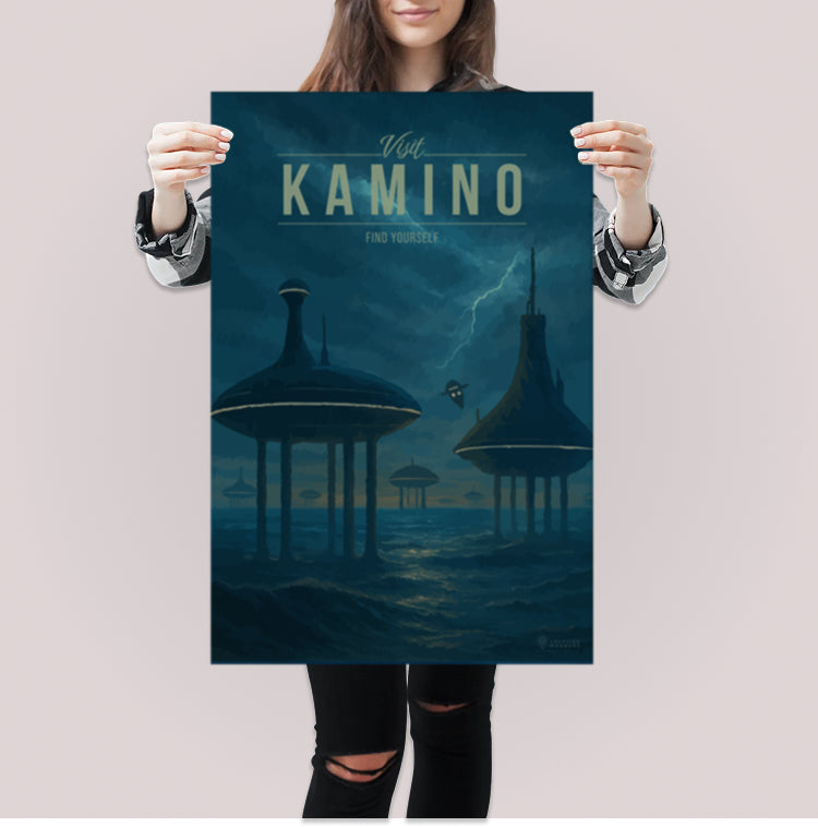 Kamino Travel Poster