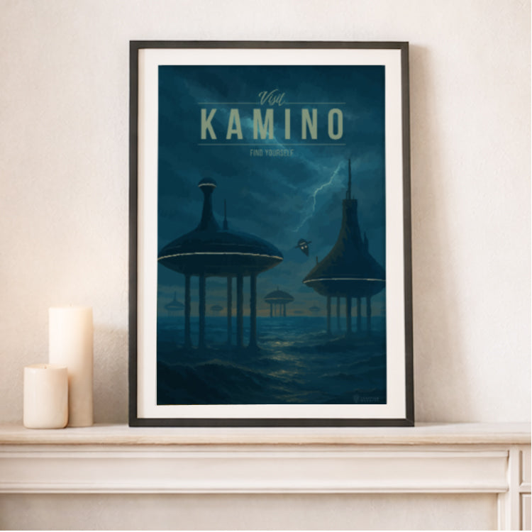 Kamino Travel Poster