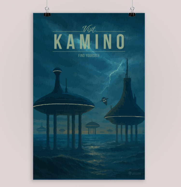 Kamino Travel Poster