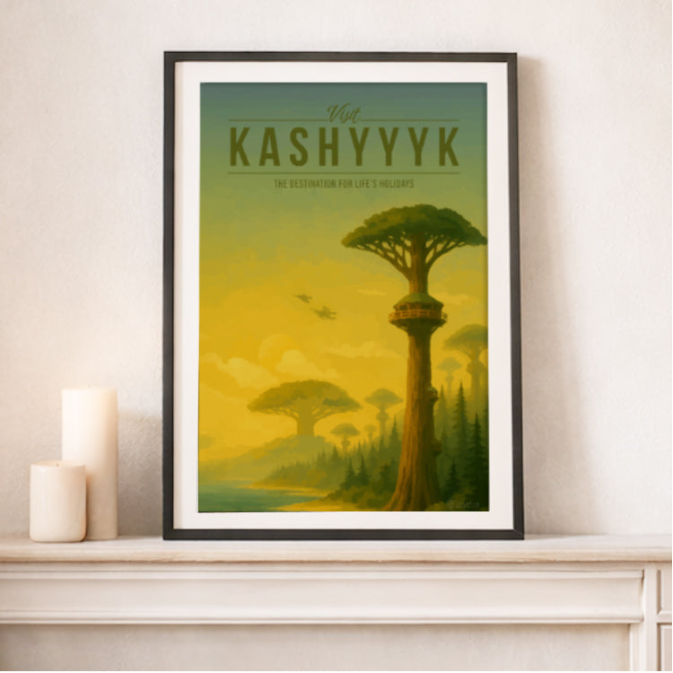 Kashyyyk Travel Poster