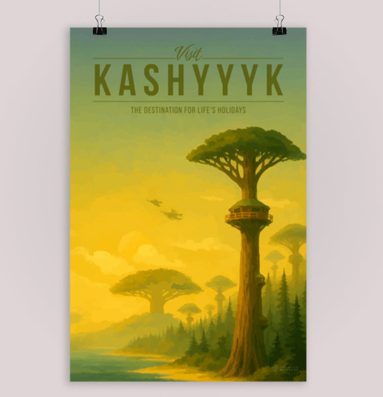 Kashyyyk Travel Poster