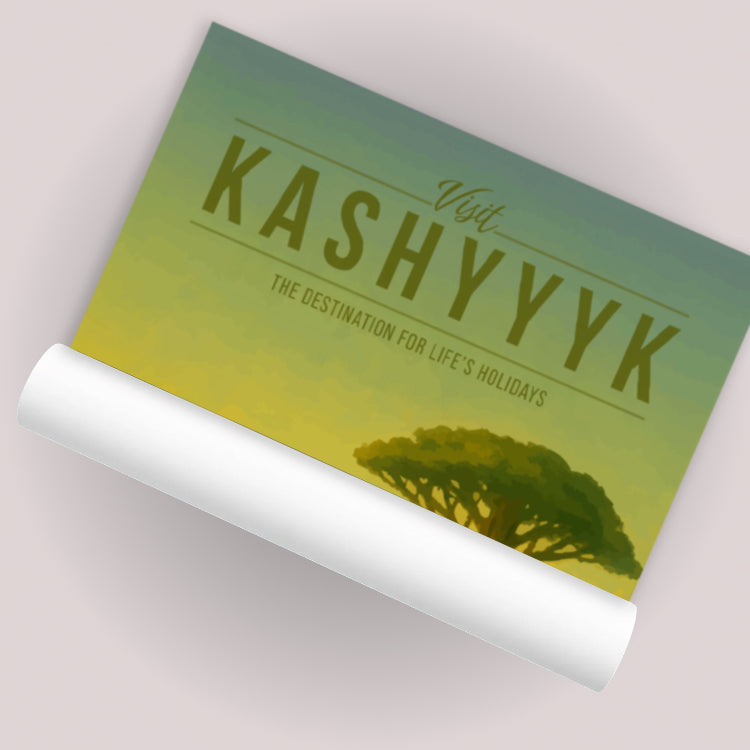 Kashyyyk Travel Poster
