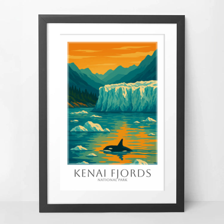 kenai-fjords-framed