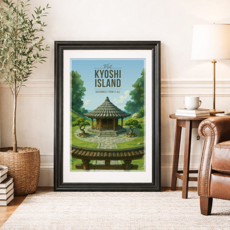 Kyoshi Island Travel Poster