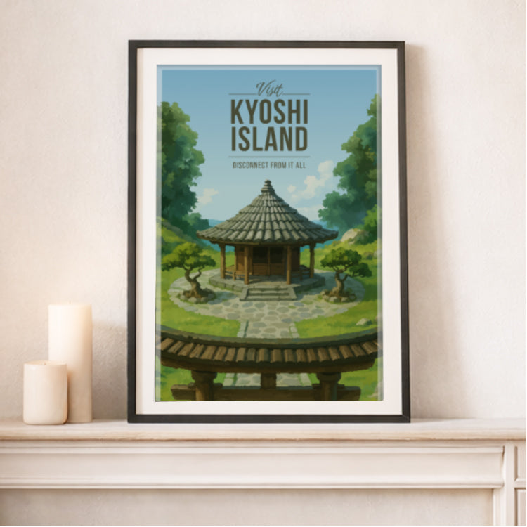 Kyoshi Island Travel Poster