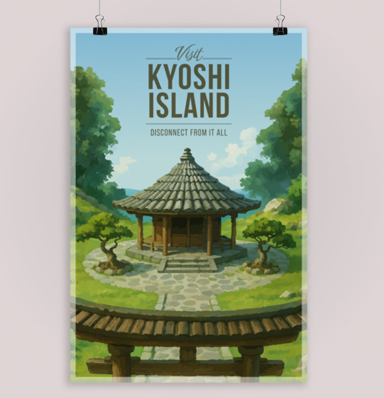 Kyoshi Island Travel Poster