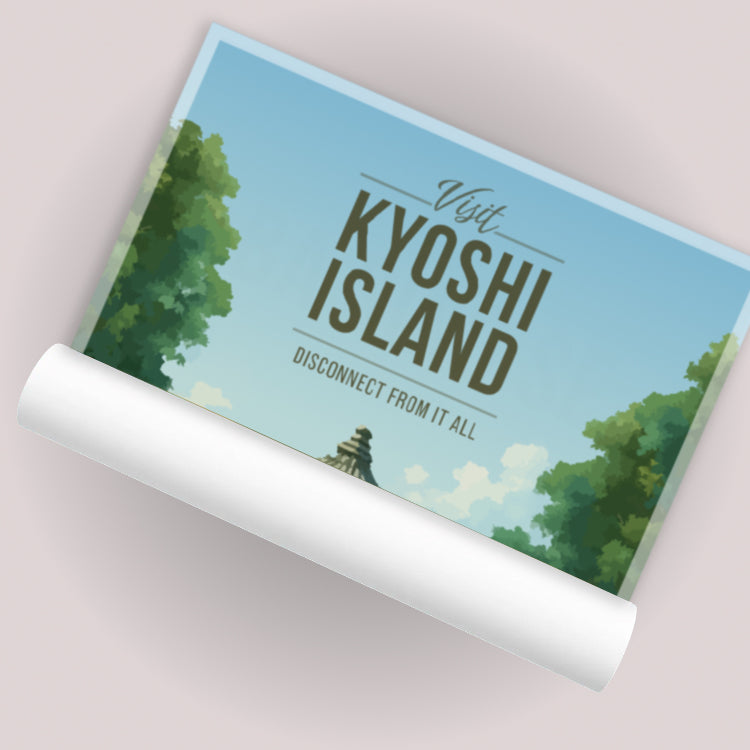 Kyoshi Island Travel Poster