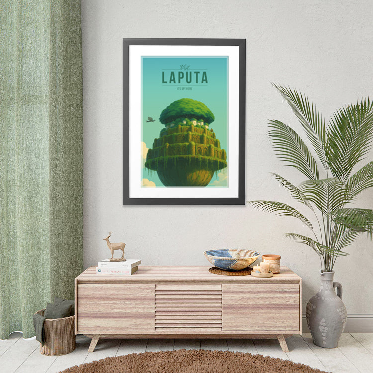Laputa Travel Poster