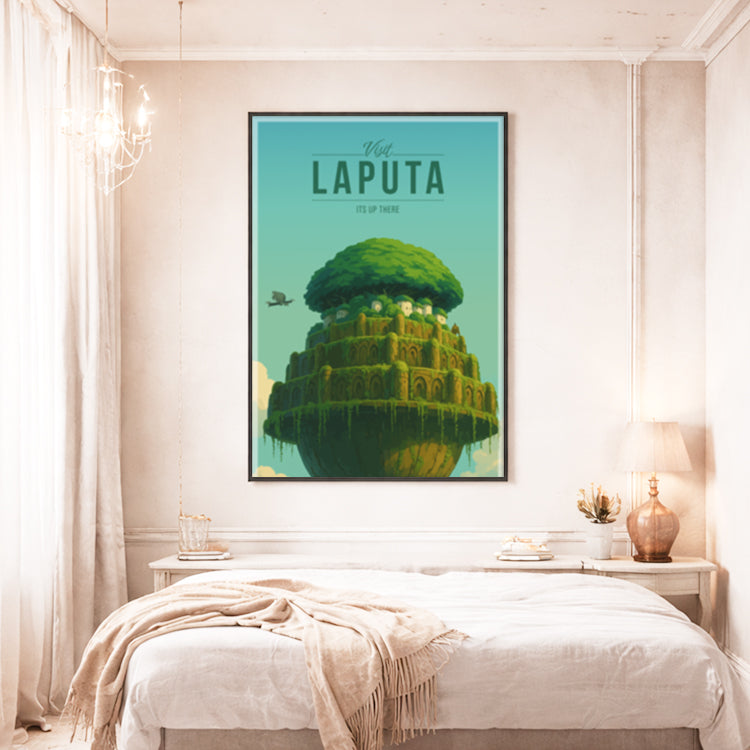 Laputa Travel Poster