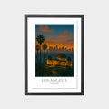 los-angeles-gray-bg-framed