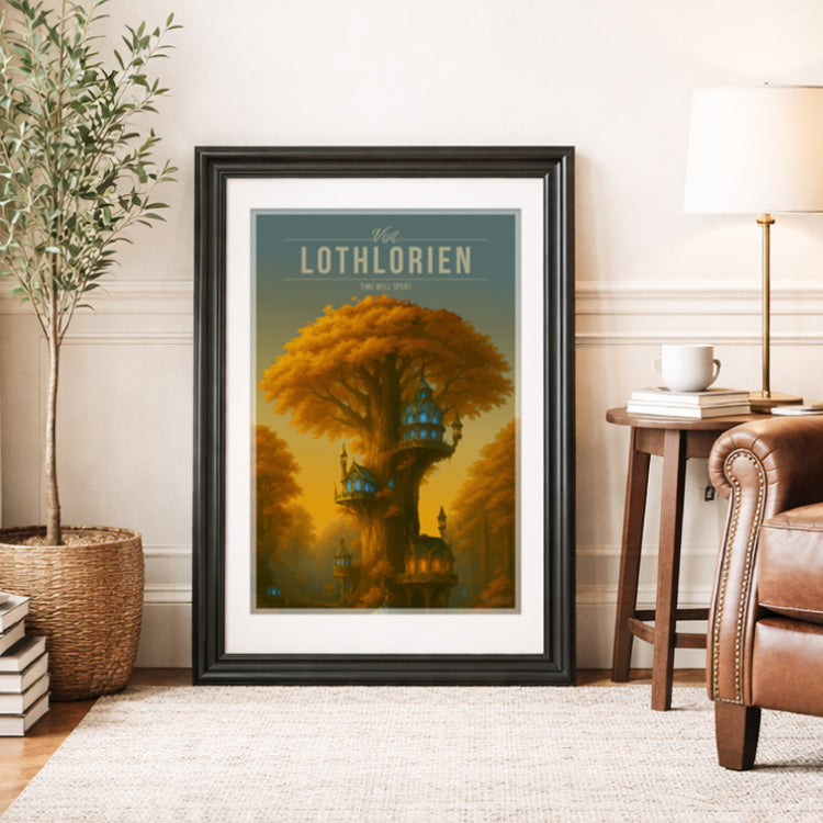 Lothlorien Travel Poster