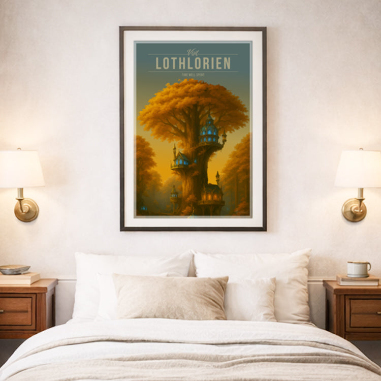 Lothlorien Travel Poster
