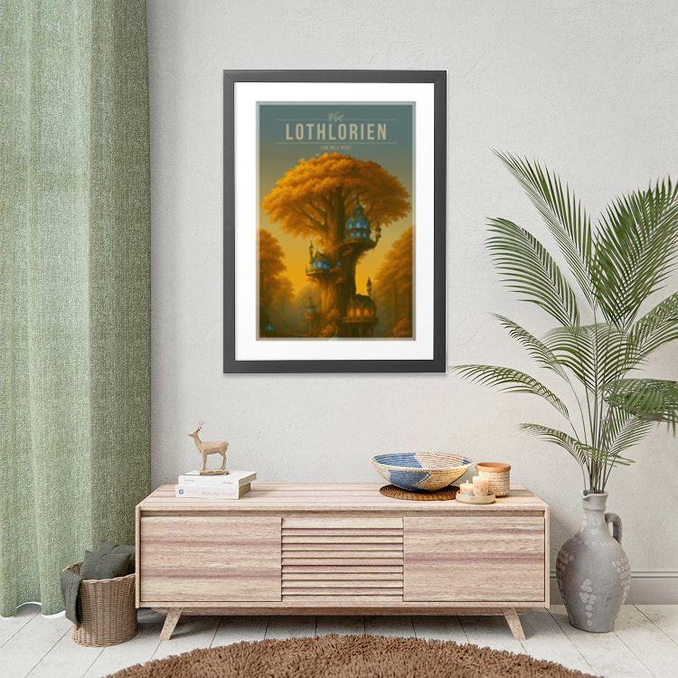 Lothlorien Travel Poster