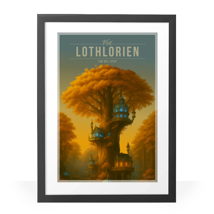 Lothlorien Travel Poster