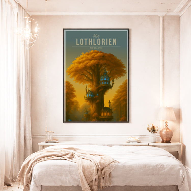 Lothlorien Travel Poster