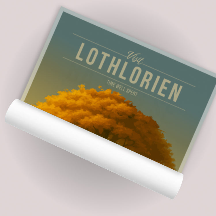 Lothlorien Travel Poster