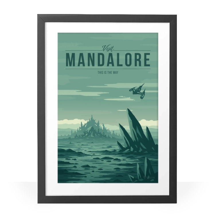 Mandalore Travel Poster