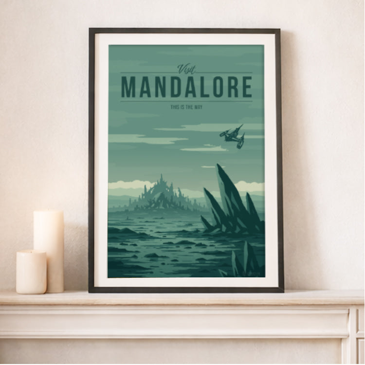 Mandalore Travel Poster