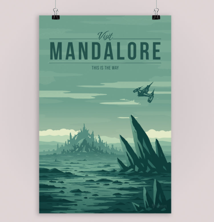 Mandalore Travel Poster