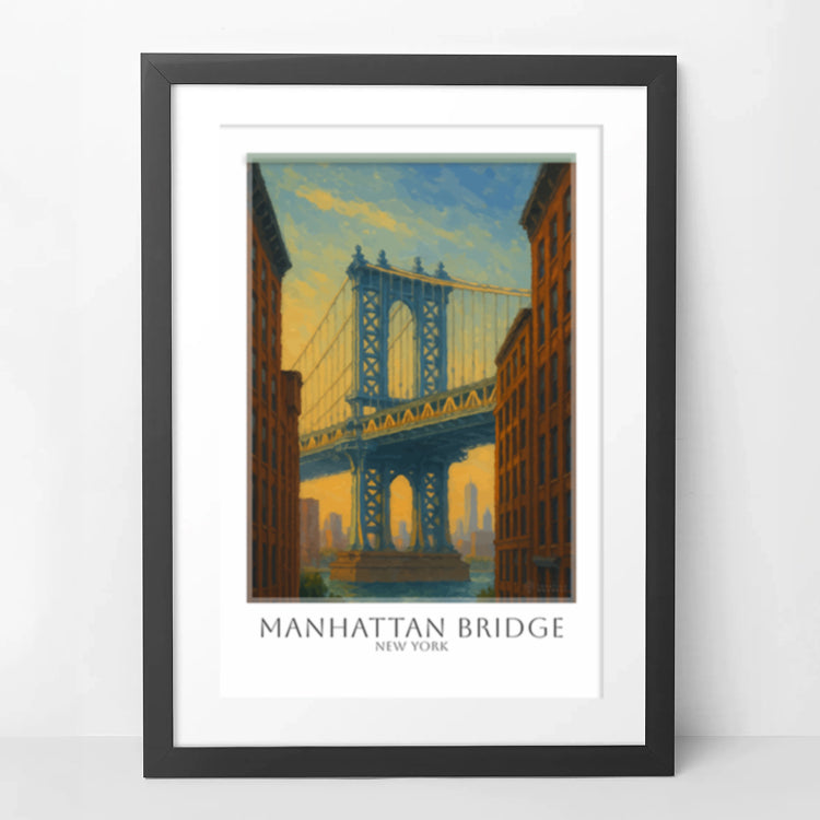 manhattan-bridge-framed