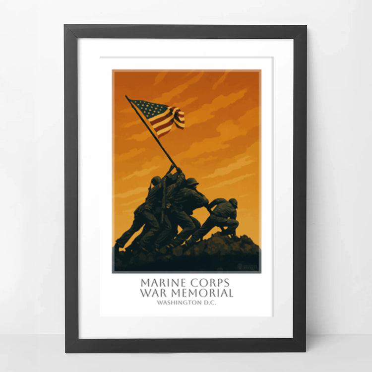 marine-corps-war-memorial-framed