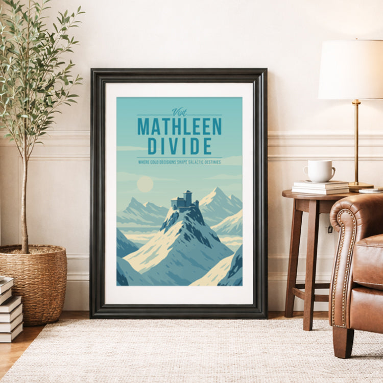 Mathleen Divide Travel Poster