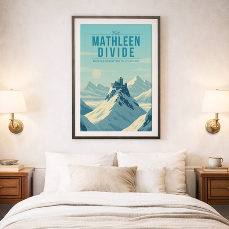 Mathleen Divide Travel Poster