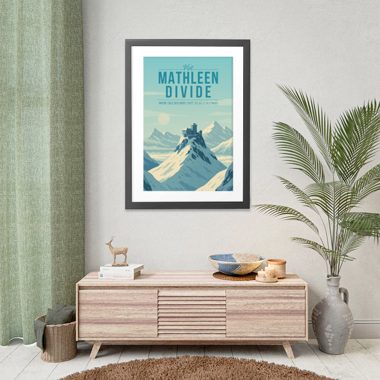 Mathleen Divide Travel Poster