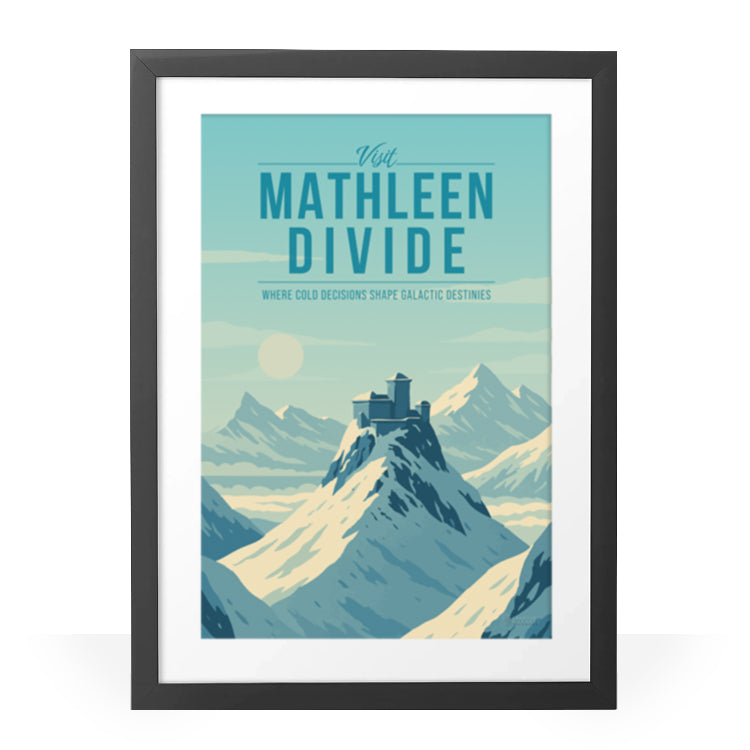 Mathleen Divide Travel Poster