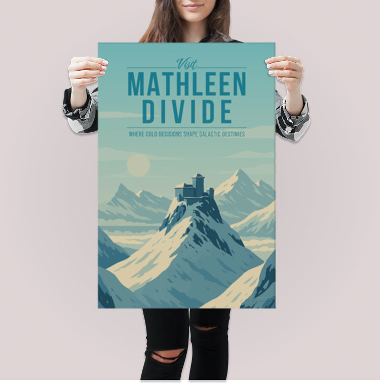 Mathleen Divide Travel Poster