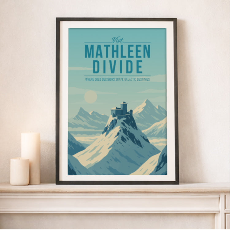 Mathleen Divide Travel Poster