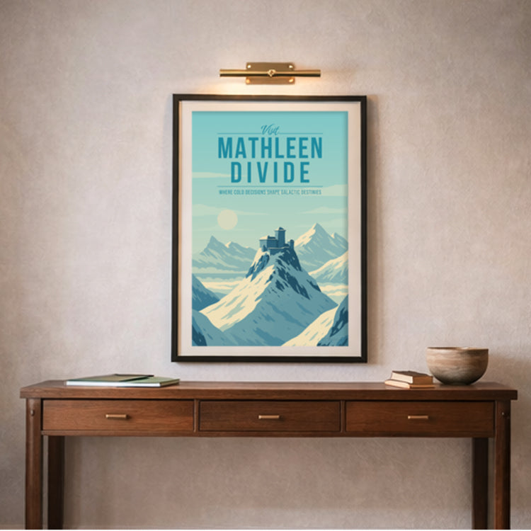 Mathleen Divide Travel Poster