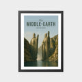 middle-earth-gray-bg-framed