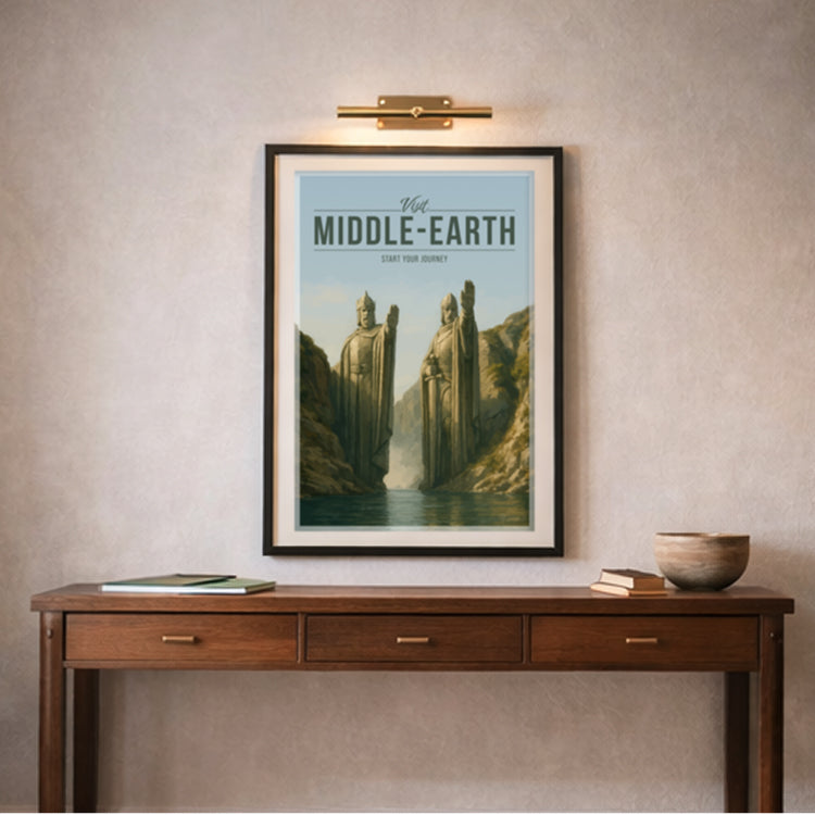 Middle-Earth Travel Poster